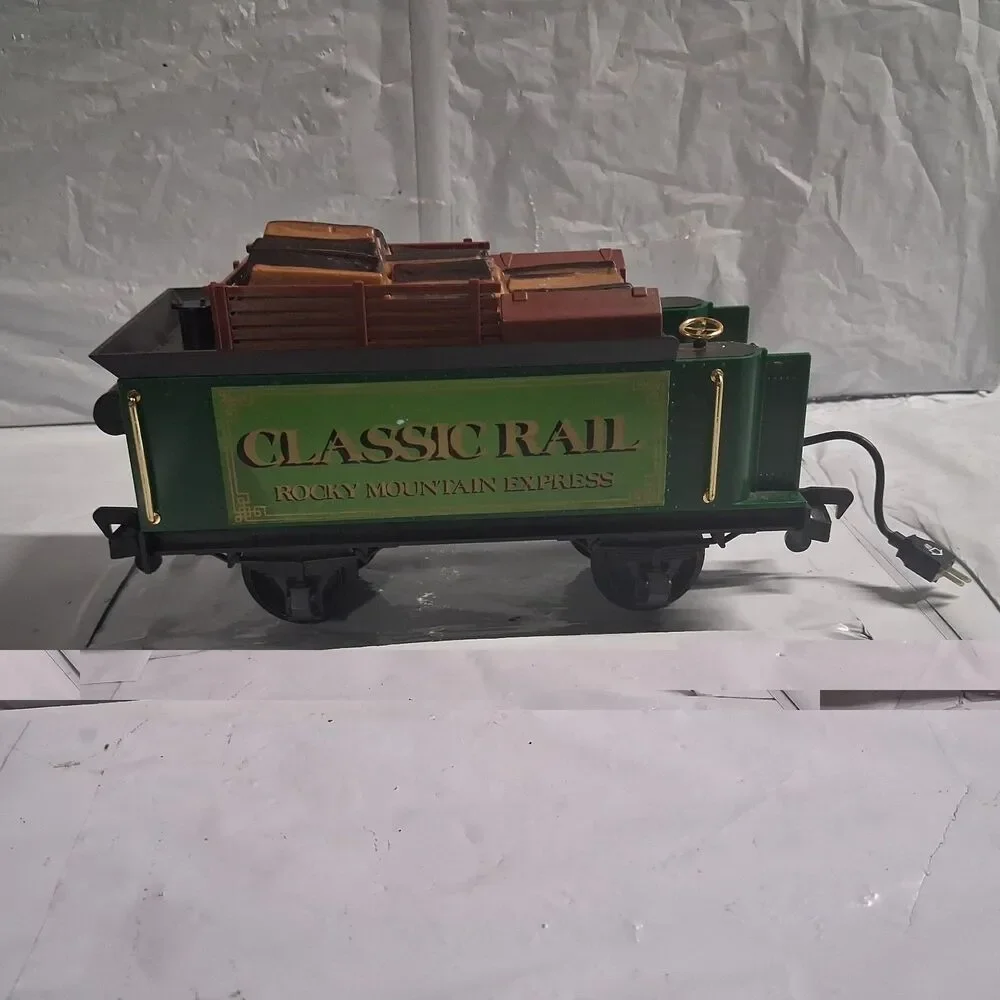 Echo Classic Rail Rocky Mountain Train Car  With Wood. power  Pack